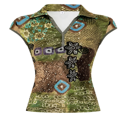 “Earthbound Muse” Vintage  Top