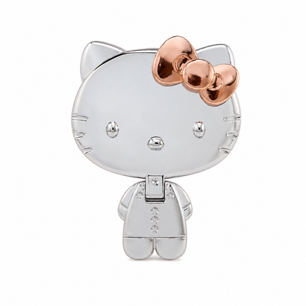 Silver Kitty Vanity Mirror ♡ Y2K Kawaii Compact