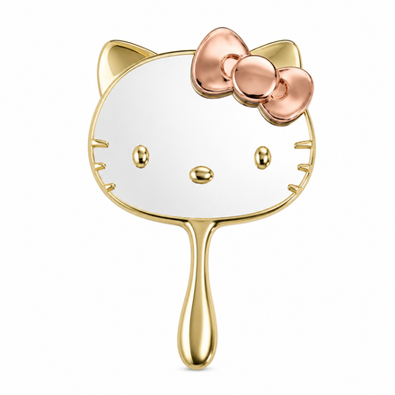 Kawaii Kitty Compact Mirror ♡ Pink Gold Vanity Mirror