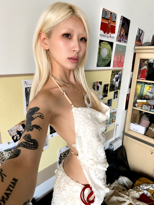 Moonflower Open-Back Maxi Dress ♡