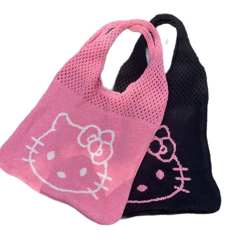 Hello Kitty Crush Knit Tote Bag ♡