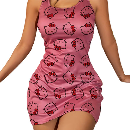 Hello Kitty Satin Dream Mini Dress ♡