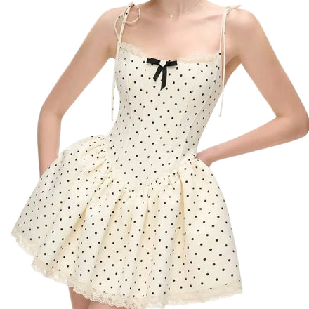 Dollhouse Darling Polka Dot Mini Dress ♡