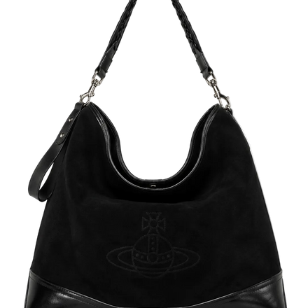 Vivienne Orb Muse Suede Hobo Bag ♱